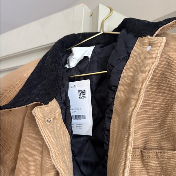 Oak and Fort NWT oversized size small barn jacket - Picture 2 of 2